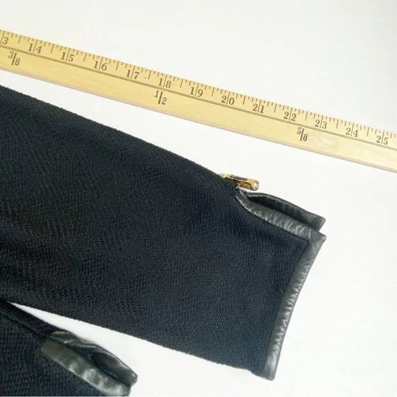 St. John Black Jacket Blazer Sophisticated Chic WorkCareer Embellished SIze 12 - Picture 6 of 10